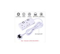 Extension Lead 1.8m 2 Gang Socket Way UK Plug 13amp Cable 240V