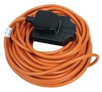 EXTENSION LEAD 1G 10M 10A ORANGE BOG10O By MASTERPLUG