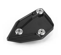 Extension Pad Motorcycle Kickstand Pad Enlarged Foot Support Plate Side Stand Extension Pad For BMW C650GT C 600 Sport 2012-2022(BLACK 1)