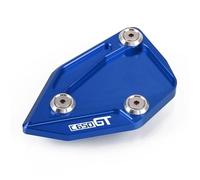 Extension Pad Motorcycle Kickstand Pad Enlarged Foot Support Plate Side Stand Extension Pad For BMW C650GT C 600 Sport 2012-2022(BLUE 2)