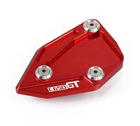 Extension Pad Motorcycle Kickstand Pad Enlarged Foot Support Plate Side Stand Extension Pad For BMW C650GT C 600 Sport 2012-2022(Red 1)