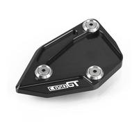 Extension Pad Motorcycle Kickstand Pad Enlarged Foot Support Plate Side Stand Extension Pad For BMW C650GT C 600 Sport 2012-2022(BLACK 2)