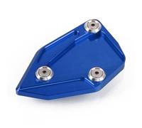 Extension Pad Motorcycle Kickstand Pad Enlarged Foot Support Plate Side Stand Extension Pad For BMW C650GT C 600 Sport 2012-2022(BLUE 1)