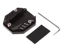 Extension Pad Support Plate 1PC Universal Scooter Motorcycle Bike Kickstand Extender Foot Side Stand Extension Pad Support Plate Anti-skid Enlarged Base