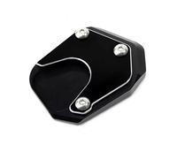 Extension Plate For TRANSALP For XLV 600 650 700 For XL600V For XL650V For XL700V Motorcycle Tire Valve Cap Side Stand Foot Kickstand Enlarge Extension(A-Black-02)