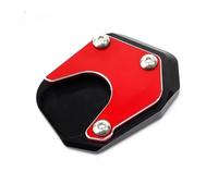 Extension Plate For TRANSALP For XLV 600 650 700 For XL600V For XL650V For XL700V Motorcycle Tire Valve Cap Side Stand Foot Kickstand Enlarge Extension(A-Red-02)