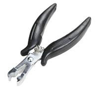 Extension Pliers，1PC Black Handle Stainless Hair Pliers for Hair Extension Tools Multi Functional Hair Extension Pliers(C Type)