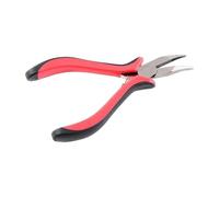 Extension Pliers，Bent Long Nose Pliers Tools for Hair Extensions Hair Styling Micro Ring Pliers Red Color 1pcs/Pack