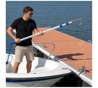 Extension Pole Hook for Boating Docking Pulling, Lightweight Sturdy Aluminum Reach Tool, Various Lengths for Easy Boat Handling