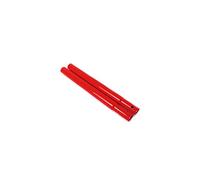 EXTENSION POLES FOR GARMENT CLOTHES RAILS (12 Inch Extension Poles, Red)