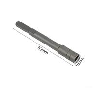 Extension Rod for Long Lasting 83mm Chrome Vanadium Steel with Sandblasted Finish, Round Handle and Flat Design, for Reaching Tight Spaces(Gray)