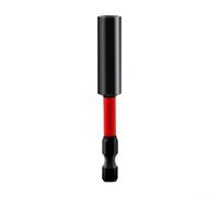 Extension Rod Set 60mm 75mm 150mm Quick Change Adapter with 1/4 Inch Hex Shank Magnetic Bit Holder Anti-Slip Quick Release SUP11 Steel for Electric Drill Power Tools Red Black 3 Pi(75mm)