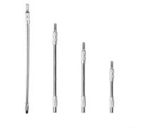 Extension Rod with Flexible Shaft Bit Holder for Ratchet Screwdrivers and Drill Drivers 10 3/4 Length (200mm)