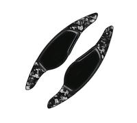 Extension Shift Paddle Compatible With For X4M F98 X5M F95 M8 F91 F92 2019 2020 2021 2022 Extension Shift Cover Car Styling Steering Wheel Controller Paddle Shifter(Forged Pattern)