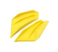 Extension Spoiler Fit For Yamaha SMAX155 Fit For Kawasaki 2PCS Spoiler Wing Winglet Aerodynamic Side Wing Fin Spoiler(Yellow)
