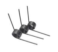 Extension spring, 10 Pcs Left-handed 65 Mn Spring Steel Torsion, 2.5 mm x 30 V-shaped 3-9 Turns, 90 Degrees(2.5 mm x 30 mm-90 degrees-6 laps)