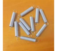 extension spring 10pcs/lot 0.3mm .4mm .5mm .6mm Stainless Steel Tension Spring With Double Hook Extension trampoline springs(60mm,2mm(OD),0.4mm 10pcs)