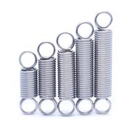 Extension Spring, 304 Stainless Steel Extension Spring 1.5mm Wire Dia OD 10-15mm Length 30-200mm 2 Pcs(110mm,15MM (2PCS)-1.5MM)