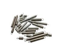 Extension Spring, 304 Stainless Steel Hook Extension Spring 1.2mm Wire Length 250-1000mm Outer Dia 8-12mm(260mm(2pcs),10mm-1.2mm)