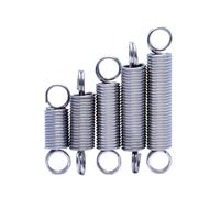 Extension Spring, 304 Stainless Steel Pull Spring Hook 1.2mm Wire Dia 8-12mm OD 25-260mm 52-Pack(80mm(2pcs),9mm-1.2mm)