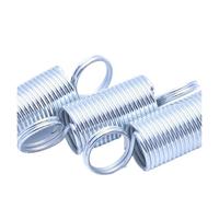 Extension Spring 5/10/20/30/50pcs Tension Spring Wire Diameter Outer Galvanized With Hook Extension(0.6x6x280mm,10Pcs)