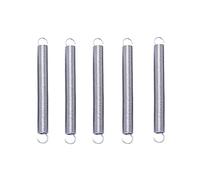 Extension Spring, 5 pcs Wire Diameter 0.7mm, Outer Diameter 5mm, Length 20-120mm, Stainless Steel Dual Hook S-Shape Tension Spring Hook Expansion(40mm)