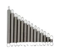 Extension Spring 5pcs Stainless Steel Tension Spring With Hook Extension Lengh 30-120mm for Machinery(120mm,8mm)