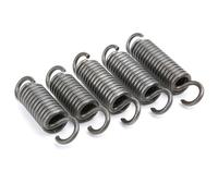 Extension spring, Extension Spring Dual Hook Tension Steel Wire Diameter 1.4 mm OD 7 Length 100-200 5 Pcs(1.4 x 7 x 150 mm)