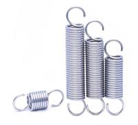 Extension Spring, Stainless Steel Open Hook Tension Spring O Hook Extension 1.0mm OD 6-12mm 5 pcs(30mm,12MM (5PCS)-1.0MM)