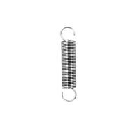 Extension Spring Stainless Steel S-hook Spiral Coil Tension Spring, Wire Diameter: 0.8mm, Outer 6-10mm, Length: 20-120mm(60mm (2Pcs),6mm)