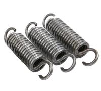 Extension Spring,tension springs, Spring Steel , Wire Diameter 1.6 mm, OD 18 mm, Free Length 200-500 mm, 3 Pcs(1.6 x 18 x 280 mm)