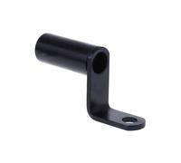 Extension Stand Motorcycle Accessories Rearview Mirror Mount Extender Bracket Holder Clamp Bar Phone Holder Levers Multiple Function(BLACK)