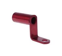 Extension Stand Motorcycle Accessories Rearview Mirror Mount Extender Bracket Holder Clamp Bar Phone Holder Levers Multiple Function(RED)