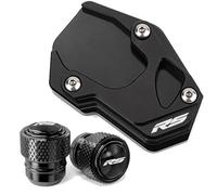 Extension Stand Motorcycle Kickstand Pad Side Stand For Aprilia RS457 RS 457 Extension Plate Foot Enlarge Support Extender,Tire Valve Caps Motorbike Kickstand Support Plate