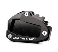 Extension Stand Motorcycle Side Stand Pad For Ducati For Multistrada 1200 1200S V4S V2 Kickstand Plate Extension Foot Support Enlarge, Valve Cap Motorbike Kickstand Support Plate