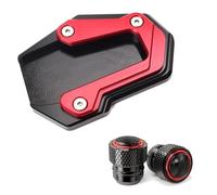 Extension Stand Motorcycle Side Stand Pad For DUCATI For Multistrada V2 V2S 2022-2024 Kickstand Extension Plate Support Foot Enlarge, Valve Cap Motorbike Kickstand Support Plate