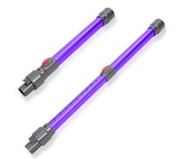 Extension Telescopic Wand Compatible with Dyson V7 V8 V10 V15 Vacuum Cleaner,Replacement Quick Release Rod Stick Adjustable Length Range 17.7 to 27.2 Inch (Purple)