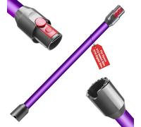 Extension Tube for Dyson V12 Detect Slim / V10 Digital Slim Stick Vacuum Cleaner, 74 cm Aluminium Replacement Telescopic Tube Quick Release Extension Rod Accessories (Purple)