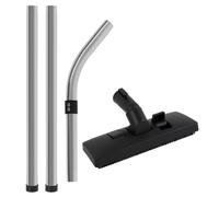 Extension Tube for Henry Hetty Hoover Vacuum,32mm Chromed Steel Extension Rod and Bent End Tube Kit with Floor Head Tool for Numatic Henry Hetty Hoover James David Basil Harry Vacuum Cleaner