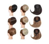Extensions Hair Bun Hairpiece Synthetic Short Ponytail Drawstring Bun Hair Chignon with Comb Clip for Women(6)