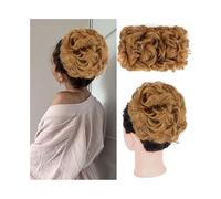 Extensions Messy Wavy Bun Hair Piece Synthetic Elastic Drawstring Ponytail Clip in Hairpiece For Black Women for Women(16#)