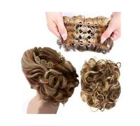 Extensions Short Messy Curly Dish Hair Bun Extension with Combs Thick Chignon Hairpiece Ponytail Hairpiece for Women(Q1-9H19)