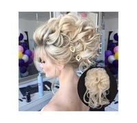Extensions Synthetic Hair Bun Chignon Messy Curly Elastic Scrunchy False Hair Pieces for Women for Women(60)