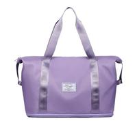 EXTENSIVE TRAVEL BAG: Sports bag with large capacity and separation of wet and dry carry bags, expandable with a large capacity, manual luggage bag | Training bags s, Lavender, Consulte la descripción