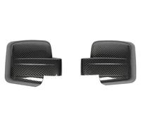 Exterior Car Door Handle Cover For Dodge For Nitro 2007-2012 Wing Mirror Cover Cap Car Side Caps Rearview Covers Door Handle Stickers Exterior(Carbon)