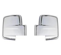 Exterior Car Door Handle Cover For Dodge For Nitro 2007-2012 Wing Mirror Cover Cap Rearview Covers Car Door Handle Stickers Exterior(Chrome)