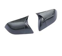 Exterior Car Exterior Mirror Housing For Tesla For Model 3 For Model Y Carbon Look Rear View Door Wing Side Cover Caps Shell Case Rearview Cover(Carbon look,2)