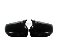 Exterior Car Rearview Mirror Housing For Civic 8th 2006-2011 Carbon Look Gloss Black Side View Cover Cap Styling Protection Shells Rearview Cover(Gloss Black)
