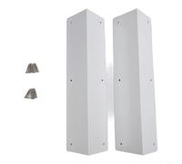 Exterior Corner Guard for Vinyl Siding, 15-3/4 x 3-3/8 Inch Aluminum or Stainless Steel Wall Panel Protector, Rust Resistant Metal Edge Trim for Home Outdoor Use for Home Outdoor Use(Aluminum)