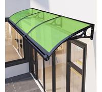 Exterior Door Awnings Rain and Snow Canopy, Polycarbonate Window Cover for Entrance, UV Protection Awning with Aluminum Bracket